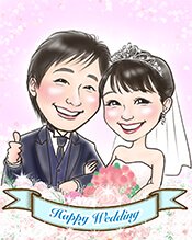 似顔絵イラストのプレゼントなら似顔絵グラフィックス | 人気