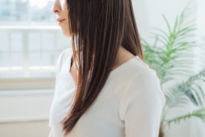 女性の髪の毛のフリー素材