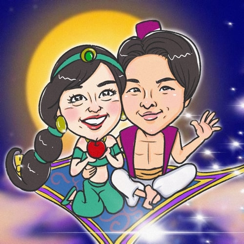 中学の入学祝い2万円で贈るankoの似顔絵