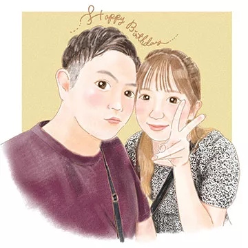 いい夫婦の日のnatsumiのイラスト