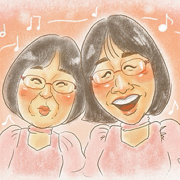 ててからの似顔絵
